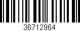 Código de barras (EAN, GTIN, SKU, ISBN): '36712964'