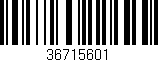 Código de barras (EAN, GTIN, SKU, ISBN): '36715601'