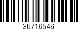 Código de barras (EAN, GTIN, SKU, ISBN): '36716546'