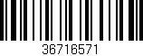 Código de barras (EAN, GTIN, SKU, ISBN): '36716571'