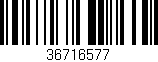 Código de barras (EAN, GTIN, SKU, ISBN): '36716577'