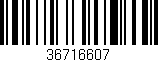 Código de barras (EAN, GTIN, SKU, ISBN): '36716607'