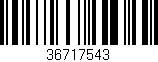 Código de barras (EAN, GTIN, SKU, ISBN): '36717543'