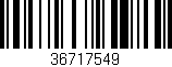 Código de barras (EAN, GTIN, SKU, ISBN): '36717549'