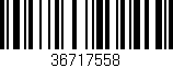 Código de barras (EAN, GTIN, SKU, ISBN): '36717558'