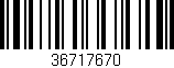 Código de barras (EAN, GTIN, SKU, ISBN): '36717670'