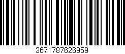 Código de barras (EAN, GTIN, SKU, ISBN): '3671787626959'