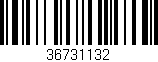 Código de barras (EAN, GTIN, SKU, ISBN): '36731132'