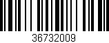 Código de barras (EAN, GTIN, SKU, ISBN): '36732009'