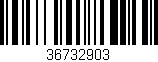 Código de barras (EAN, GTIN, SKU, ISBN): '36732903'
