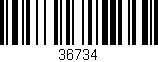 Código de barras (EAN, GTIN, SKU, ISBN): '36734'