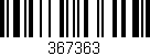 Código de barras (EAN, GTIN, SKU, ISBN): '367363'