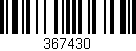Código de barras (EAN, GTIN, SKU, ISBN): '367430'