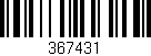 Código de barras (EAN, GTIN, SKU, ISBN): '367431'