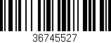 Código de barras (EAN, GTIN, SKU, ISBN): '36745527'