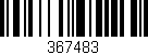 Código de barras (EAN, GTIN, SKU, ISBN): '367483'