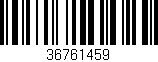 Código de barras (EAN, GTIN, SKU, ISBN): '36761459'