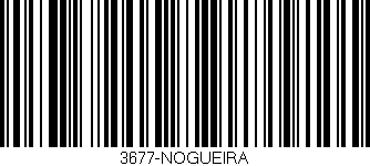 Código de barras (EAN, GTIN, SKU, ISBN): '3677-NOGUEIRA'
