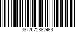 Código de barras (EAN, GTIN, SKU, ISBN): '3677072662466'