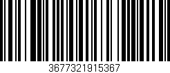 Código de barras (EAN, GTIN, SKU, ISBN): '3677321915367'