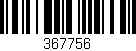 Código de barras (EAN, GTIN, SKU, ISBN): '367756'