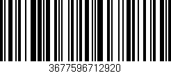 Código de barras (EAN, GTIN, SKU, ISBN): '3677596712920'