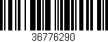 Código de barras (EAN, GTIN, SKU, ISBN): '36776290'