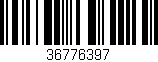 Código de barras (EAN, GTIN, SKU, ISBN): '36776397'