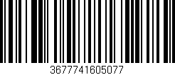Código de barras (EAN, GTIN, SKU, ISBN): '3677741605077'