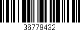 Código de barras (EAN, GTIN, SKU, ISBN): '36779432'
