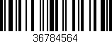 Código de barras (EAN, GTIN, SKU, ISBN): '36784564'