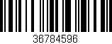 Código de barras (EAN, GTIN, SKU, ISBN): '36784596'