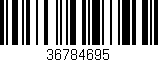 Código de barras (EAN, GTIN, SKU, ISBN): '36784695'