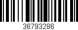 Código de barras (EAN, GTIN, SKU, ISBN): '36793286'