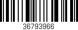 Código de barras (EAN, GTIN, SKU, ISBN): '36793966'