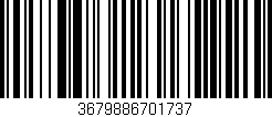 Código de barras (EAN, GTIN, SKU, ISBN): '3679886701737'