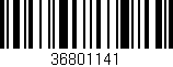 Código de barras (EAN, GTIN, SKU, ISBN): '36801141'