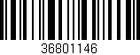 Código de barras (EAN, GTIN, SKU, ISBN): '36801146'