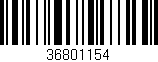 Código de barras (EAN, GTIN, SKU, ISBN): '36801154'