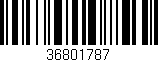 Código de barras (EAN, GTIN, SKU, ISBN): '36801787'