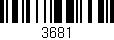 Código de barras (EAN, GTIN, SKU, ISBN): '3681'