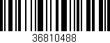 Código de barras (EAN, GTIN, SKU, ISBN): '36810488'