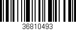 Código de barras (EAN, GTIN, SKU, ISBN): '36810493'