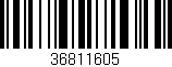 Código de barras (EAN, GTIN, SKU, ISBN): '36811605'