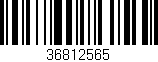 Código de barras (EAN, GTIN, SKU, ISBN): '36812565'