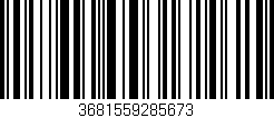 Código de barras (EAN, GTIN, SKU, ISBN): '3681559285673'