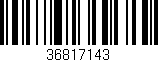Código de barras (EAN, GTIN, SKU, ISBN): '36817143'