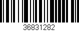 Código de barras (EAN, GTIN, SKU, ISBN): '36831282'