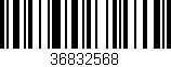 Código de barras (EAN, GTIN, SKU, ISBN): '36832568'
