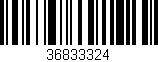 Código de barras (EAN, GTIN, SKU, ISBN): '36833324'